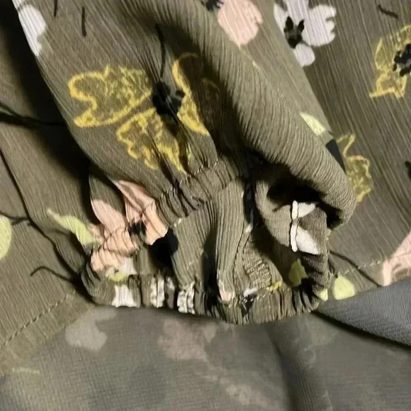 Madewell NWT Women’s XS Floral Baby Doll Style Blouse - Picture 8 of 10